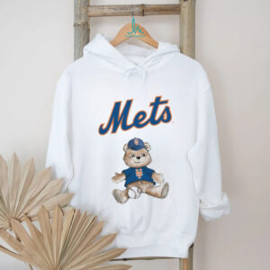 New York Mets Tiny Turnip White Fitted Teddy Bear Shirt