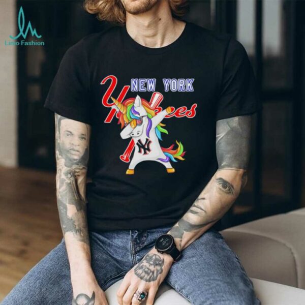 New York Yankees Baseball Unicorn Dabbing Funny shirt