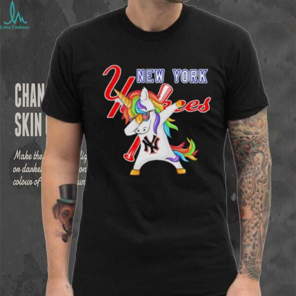 New York Yankees Baseball Unicorn Dabbing Funny shirt