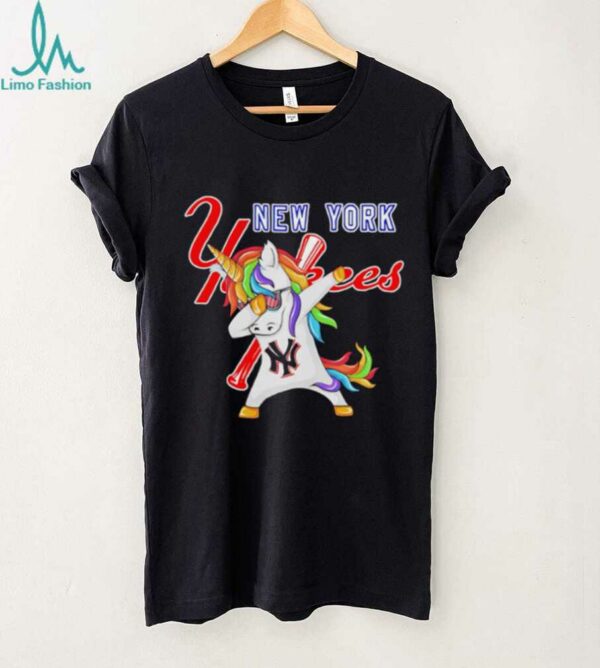 New York Yankees Baseball Unicorn Dabbing Funny shirt