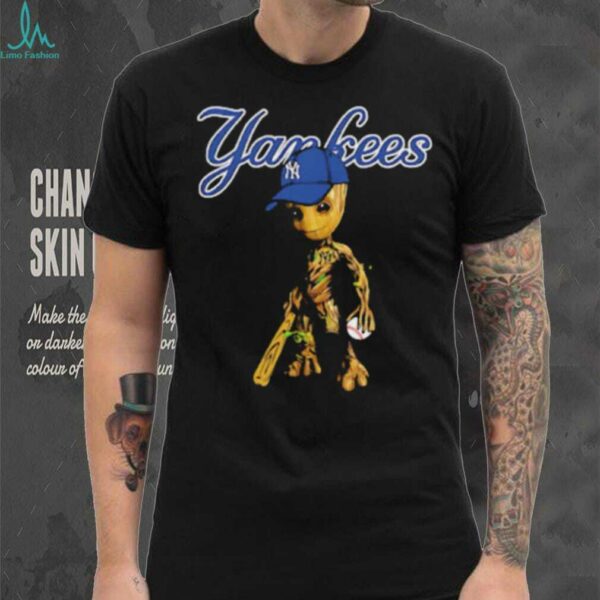 New York Yankees Groot Guardians Of The Galaxy Baseball Cap shirt