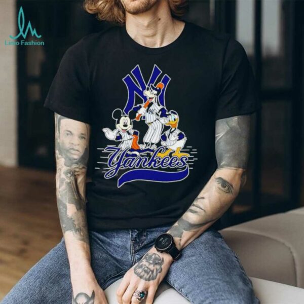 New York Yankees Mickey Mouse Donald Duck Goofy Champions shirt