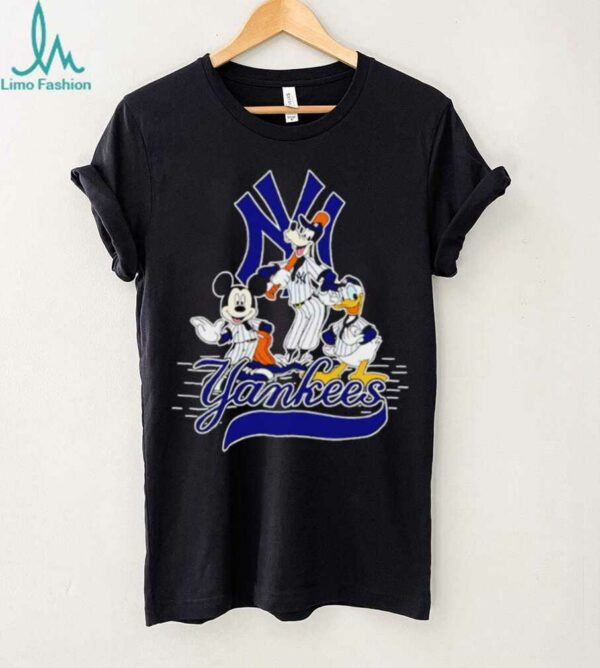 New York Yankees Mickey Mouse Donald Duck Goofy Champions shirt