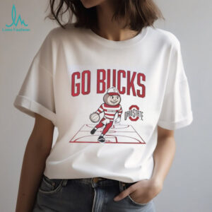 Nice Ohio State Buckeyes Baseball Masscot Court T Shirt