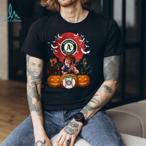 Oakland Athletics Halloween Horror Night Shirt