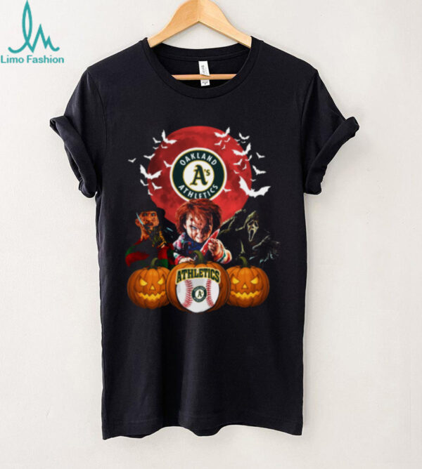 Oakland Athletics Halloween Horror Night Shirt