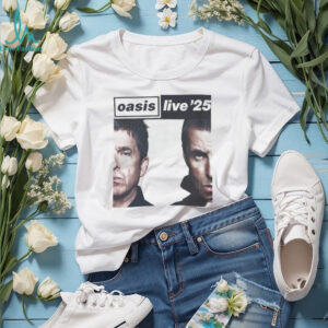 Oasis 2025 Tour Vintage Band Tee for Britpop 90s Rock Music Shirt