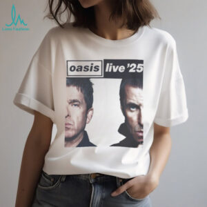 Oasis 2025 Tour Vintage Band Tee for Britpop 90s Rock Music Shirt