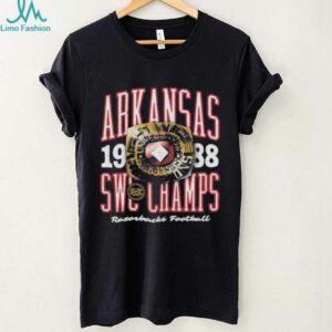 Official Arkansas Razorbacks 1988 SEC Champions Ring Shirt