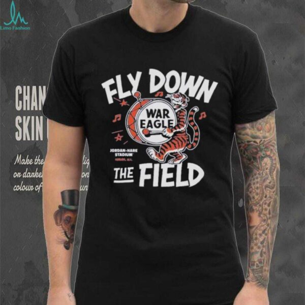 Official Auburn Tigers War Eagle Fly Down The Field Shirt