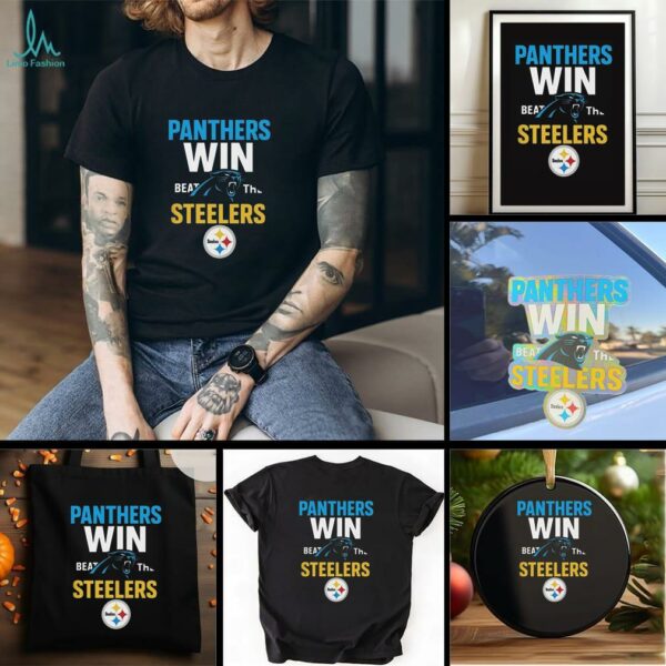 Official Carolina Panthers Victory Beat The Steelers 2025 Shirt