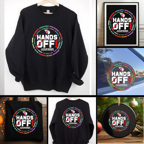 Official Cleveland Guardians Logo Hands Off Seattle Mariners Stand With The People Shirt