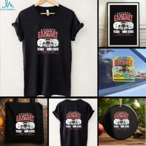 Official College GameDay 2025 Texas Longhorns Vs Ohio State Buckeyes Love From Columbus, OH Shirt