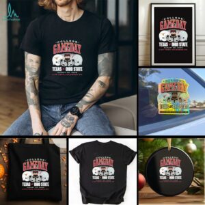 Official College GameDay 2025 Texas Longhorns Vs Ohio State Buckeyes Love From Columbus, OH Shirt