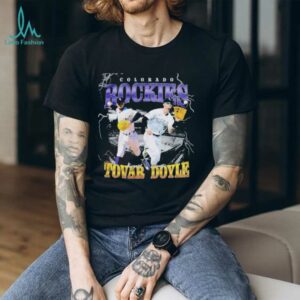 Official Colorado Rockies Ezequiel Tovar and Brenton Doyle Vintage lightning shirt
