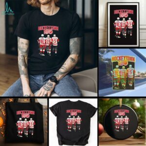 Official Detroit Red Wings Hockey Town 100 Years Signatures 2025 Shirt