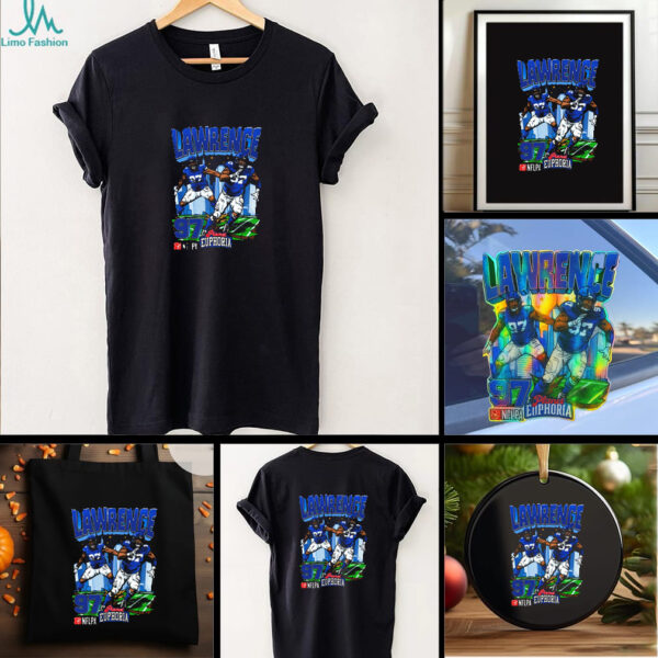 Official Dexter Lawrence New York Giants NFL Football Planet Euphoria Artwork t shirt