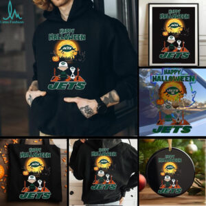 Official Happy Halloween New York Jets X The Peanuts Snoopy And Charlie Brown Shirt