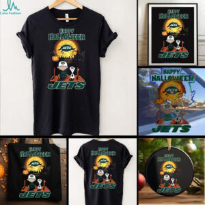 Official Happy Halloween New York Jets X The Peanuts Snoopy And Charlie Brown Shirt