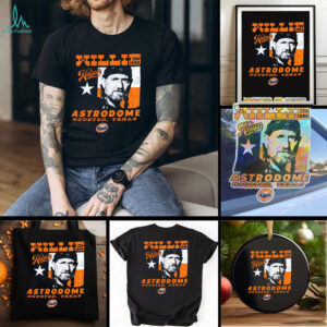 Official Houston Astros MLB Willie Nelson Astrodome 1985 Houston Texas Graphic t shirt