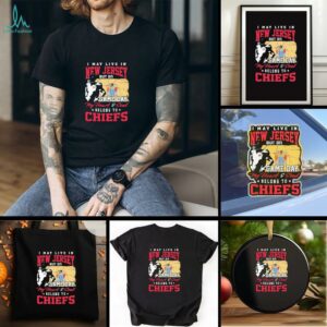 Official I May Live In New Jersey But Gameday My Heart And Soul Belong To Kansas City Chiefs Flag Shirt