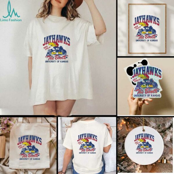 Official Kansas Jayhawks The Booth Stadium Rock Chalk shirt