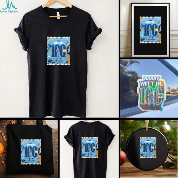 Official Kc Royals Bobby Witt Jr 100 Career Hr shirt