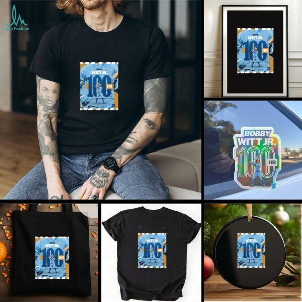 Official Kc Royals Bobby Witt Jr 100 Career Hr shirt