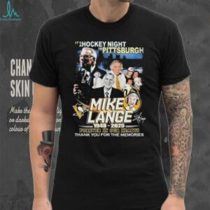 Official Mike Lange Pittsburgh Penguins It’s A Hockey Night In 1948 2025 Forever In Our Hearts Thank You For The Memories T Shirts