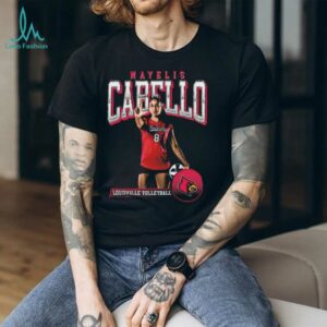 Official Nayelis Cabello Portrait Louisville Cardinals Volleyball NCAA Graphic shirt
