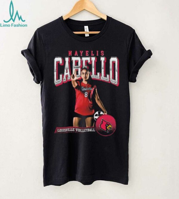 Official Nayelis Cabello Portrait Louisville Cardinals Volleyball NCAA Graphic shirt