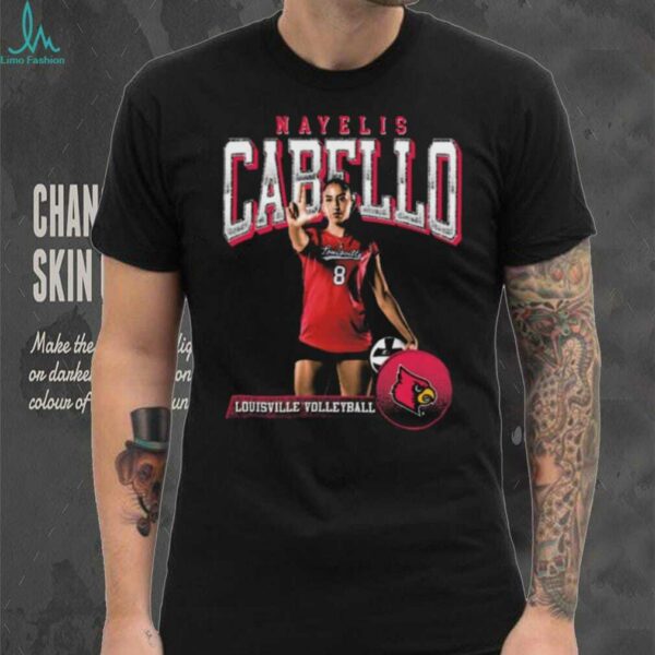 Official Nayelis Cabello Portrait Louisville Cardinals Volleyball NCAA Graphic shirt