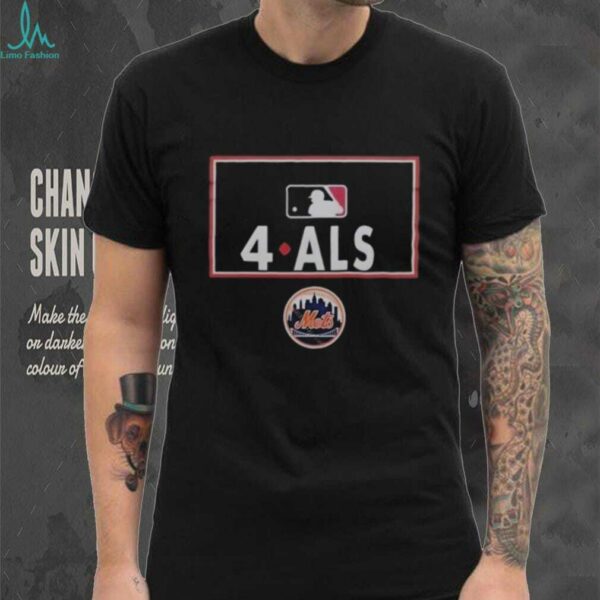 Official New York Mets Awareness 4 To ALS MLB T Shirt