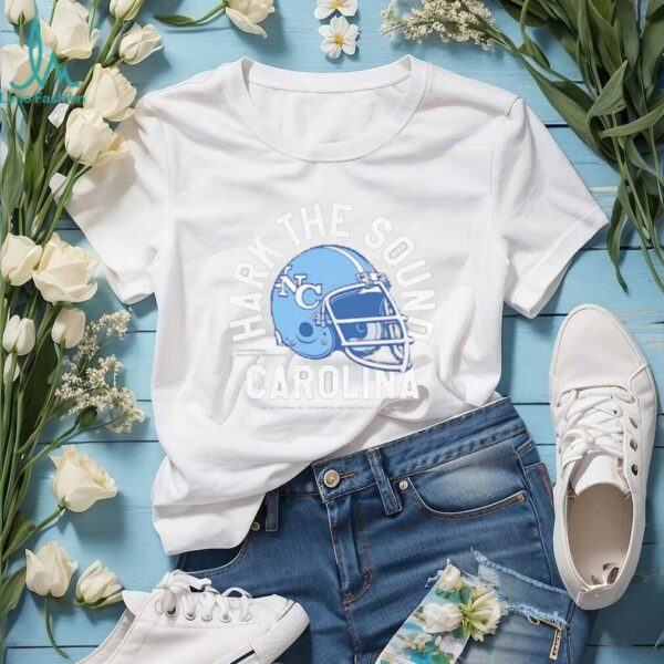 Official North Carolina Football Hark The Sound helmet shirt