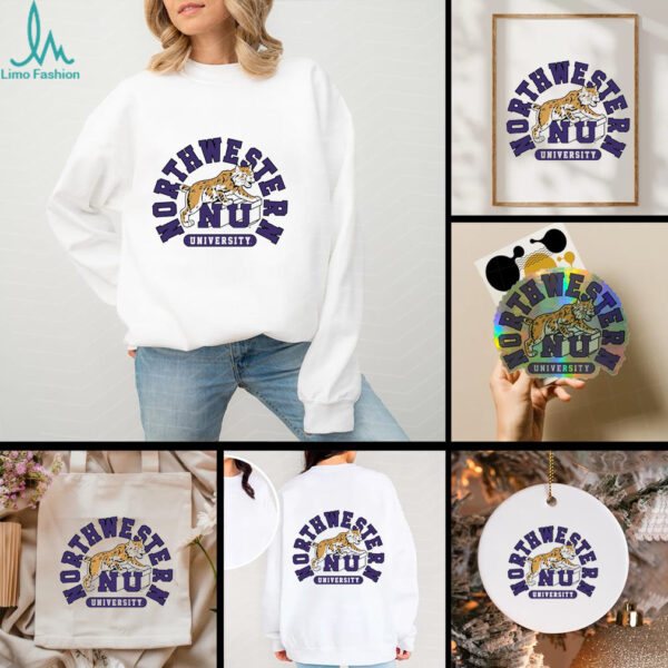 Official Northwestern Wildcats University Classic Logo shirt
