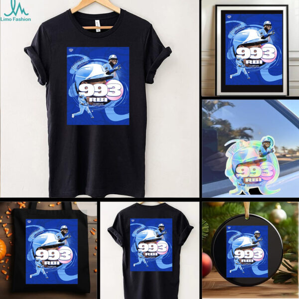 Official Salvador Perez Kansas City Royals 993 RBI shirt