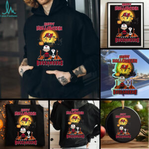 Official Snoopy And Charlie Brown X Tampa Bay Buccaneers Happy Halloween T Shirt