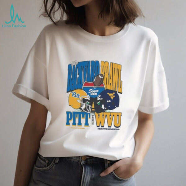 Official The Backyard Brawl 2025 Pitt Panthers Vs West Virginia Mountaineers Since 1895 Shirt