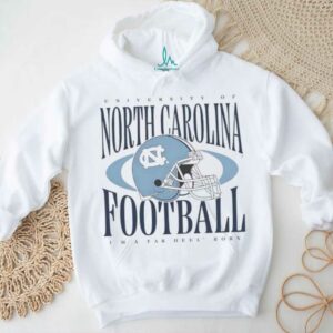 Official University of Carolina Football I’m a Tar Heel Born helmet shirt