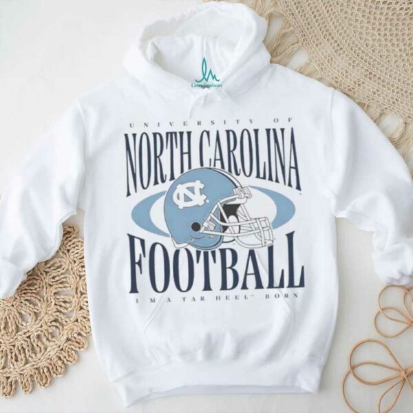 Official University of Carolina Football I’m a Tar Heel Born helmet shirt