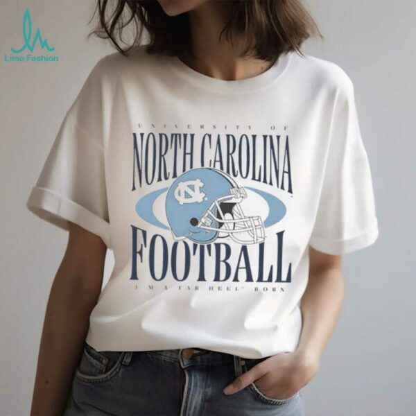 Official University of Carolina Football I’m a Tar Heel Born helmet shirt
