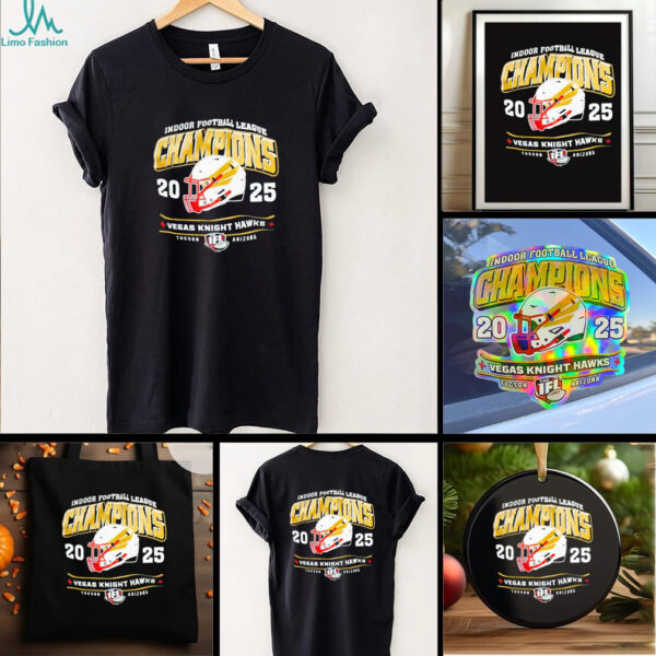 Official Vegas Knight Hawks 2025 IFL Champions Shirt