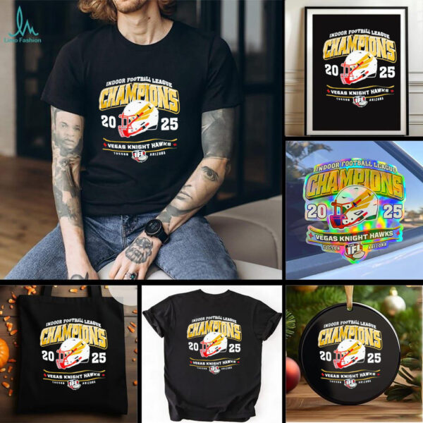 Official Vegas Knight Hawks 2025 IFL Champions Shirt