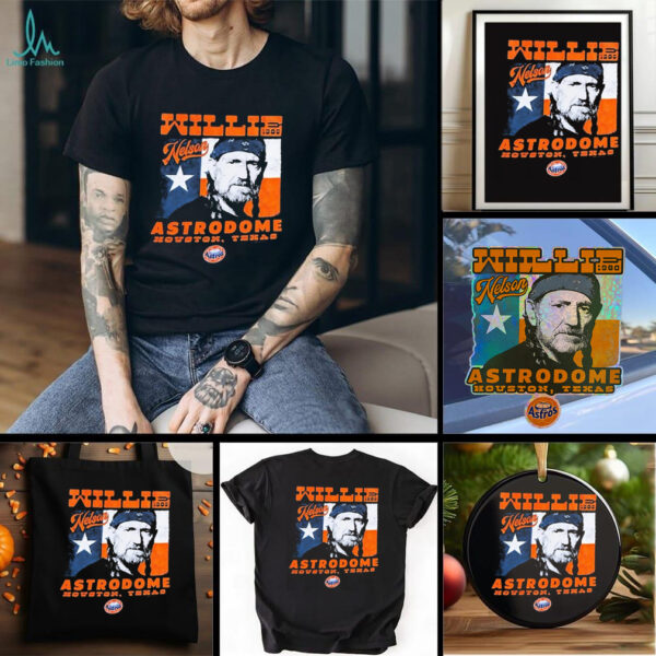 Official Willie Nelson Astrodome Houston Texas Shirts