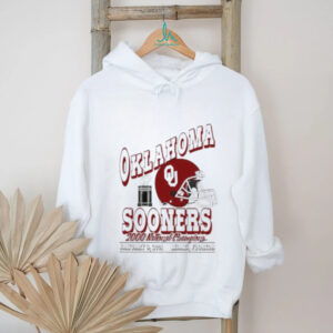 Oklahoma Sooners 2000 National Champions helmet shirt