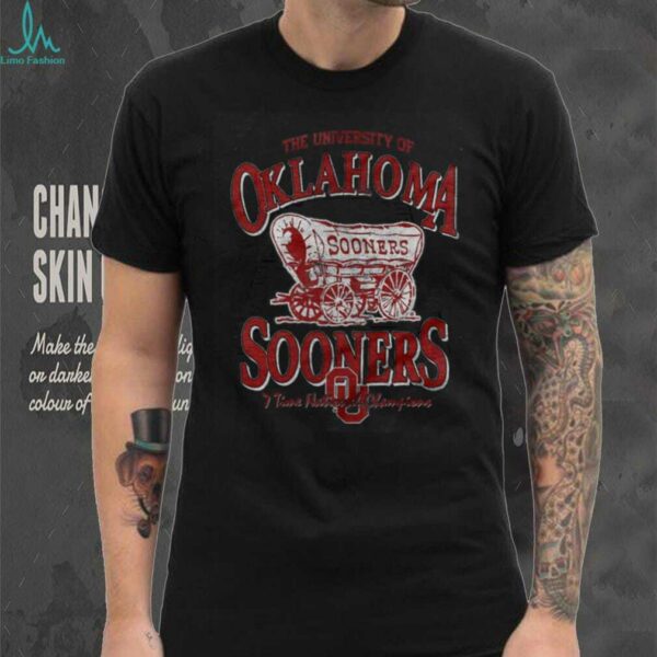 Oklahoma Sooners Old School Pill Enzyme Washed T Shirt