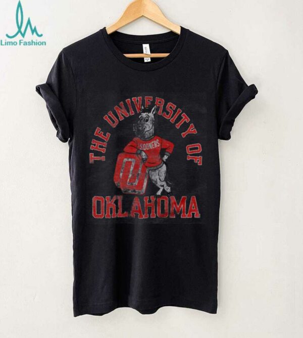 Oklahoma Sooners Vintage University of Oklahoma Mascot T Shirt