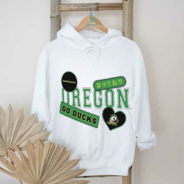 Oregon Ducks Go Ducks heart shirt