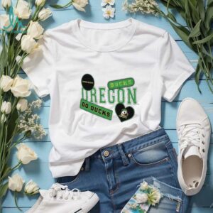 Oregon Ducks Go Ducks heart shirt