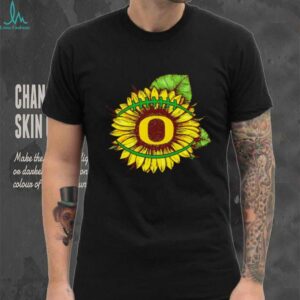 Oregon Ducks sunflower football shirt